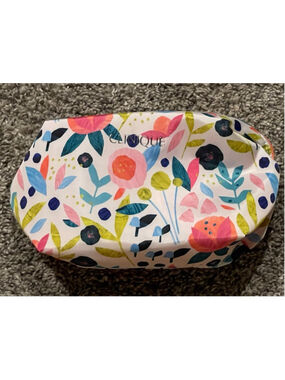 Clinique Floral Cosmetic Bag, NWT